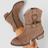 Lea | Brown Western Boots