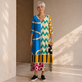 Harper | Geometric Print Dress