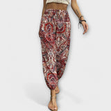 Elise | Pants with Ethnic Graphic