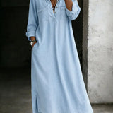 Charlotte | Denim Shirt Dress