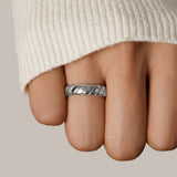 Twisted Infinity Silver Ring Calira