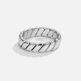 Twisted Infinity Silver Ring Calira