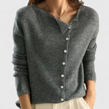 Nora | Mustard Collared Cardigan