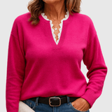 Caroline | Dark Blue Top