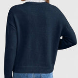 Caroline | Dark Blue Top