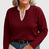 Caroline | Dark Blue Top