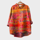 Catherine | Orange Blouse