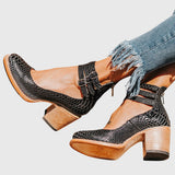 Nina | Brown Heeled Sandals