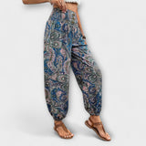 Elise | Pants with Ethnic Graphic