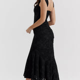Dania | Lilac Lace Off-Shoulder Dress
