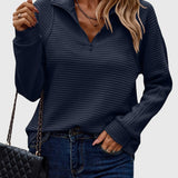 Christine | Elegant Half-Zip Sweater