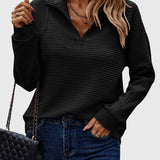 Christine | Elegant Half-Zip Sweater