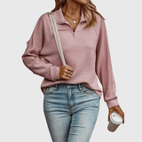 Christine | Elegant Half-Zip Sweater