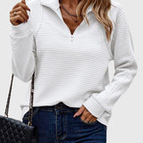 Christine | Elegant Half-Zip Sweater