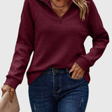 Christine | Elegant Half-Zip Sweater