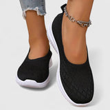 Odara | Purple Knit Slip-Ons