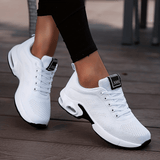 Lina | Red Air-Sole Sneakers