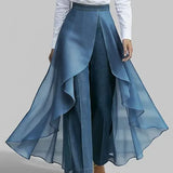 Marlene | Jeans with Chiffon Inserts