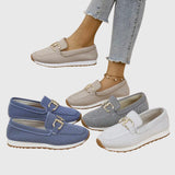 Susie | Buckle Knit Loafers