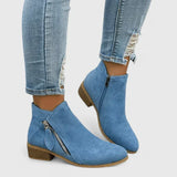 Nathalie | Blue Everyday Boots