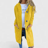 Brooke | Grey Longline Collared Cardigan