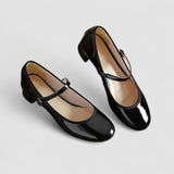 Noelle | Black Patent Mary Janes