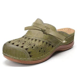 Lya | Laser-Cut Buckle Clogs