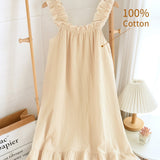 Capucine | White Ruffle-Strap Maxi Dress