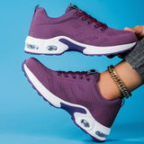 Lina | Red Air-Sole Sneakers