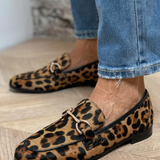 Adrianna | Leopard Horsebit Loafers