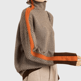 Éléonore | Luxe Turtleneck Chevron