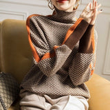 Éléonore | Luxe Turtleneck Chevron