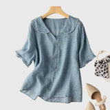 Zelie | Green Blouse