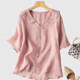 Zelie | Green Blouse