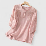Fleur | Elegant Button Blouse