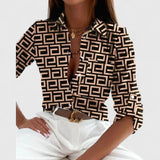 Pauline | Elegant Long Sleeve Blouse