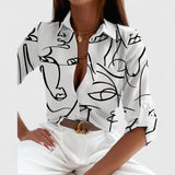 Pauline | Elegant Long Sleeve Blouse