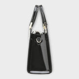 Emilie | Shiny Crocodile Leather Handbag