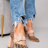 Luvia | Khaki Heeled Sandals