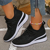 Grace | White Lace Platform Sneakers