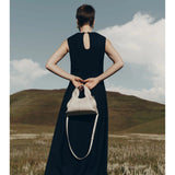 Herita | Cream Rounded Handbag