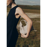 Herita | Cream Rounded Handbag