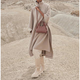 Herita | Cream Rounded Handbag