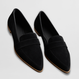 Nadia | Tan Pointed Loafers