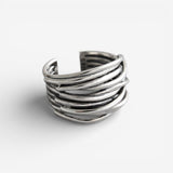 Adjustable 925 Sterling Silver Ring
