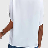 Isabelle | Soft and Elegant V Neck Shirt