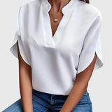 Isabelle | Soft and Elegant V Neck Shirt