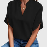 Isabelle | Soft and Elegant V Neck Shirt