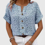 Isabelle | Elegant Summer Floral Top