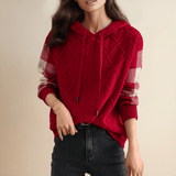 Julie | Cable Knit Hoodie